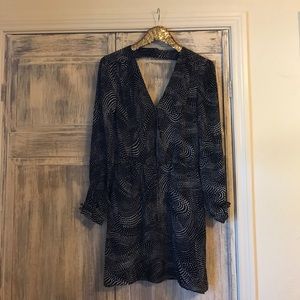 Parker Long Sleeved Polka Dot Dress