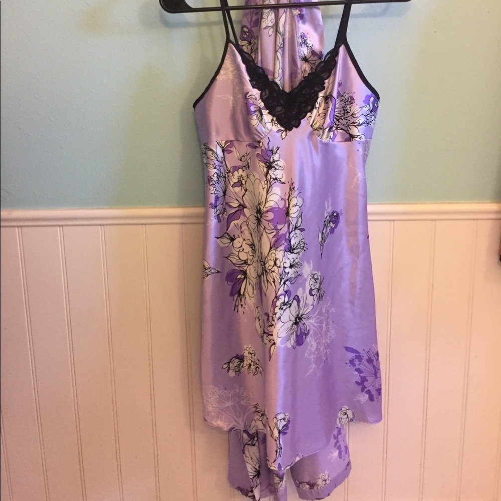 Nighty silk slip