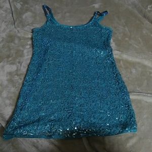 Sequin tank top