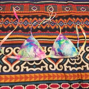 PINK Victoria's Secret Tie Dye Push Up Triangle
