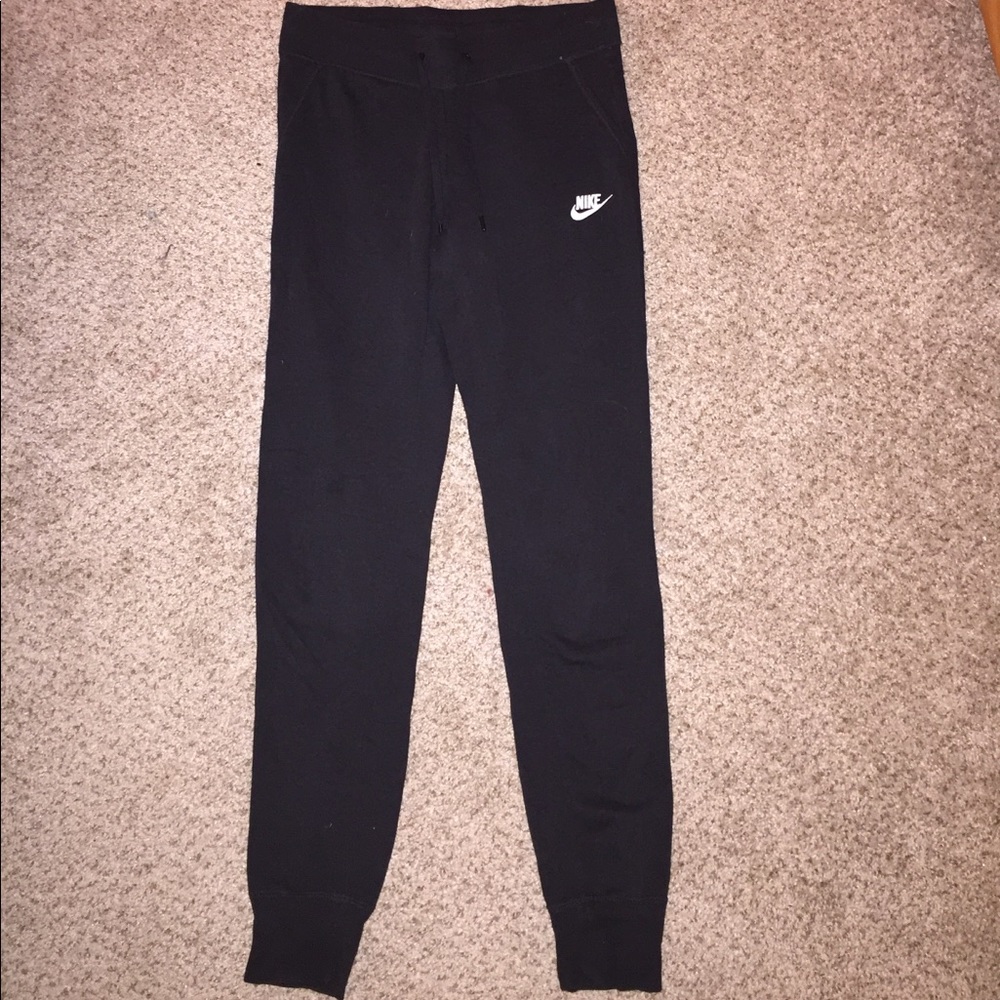 Black Nike Joggers (Size: S women's)