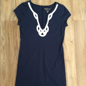 EUC Lilly Pulitzer Brewster Dress in Navy