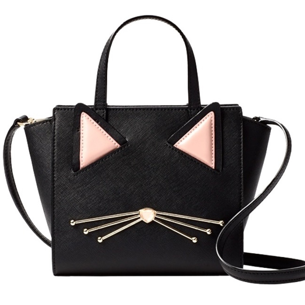 🆕 KATE SPADE🐱Cat🐾Jazz Things Up Black Crossbody