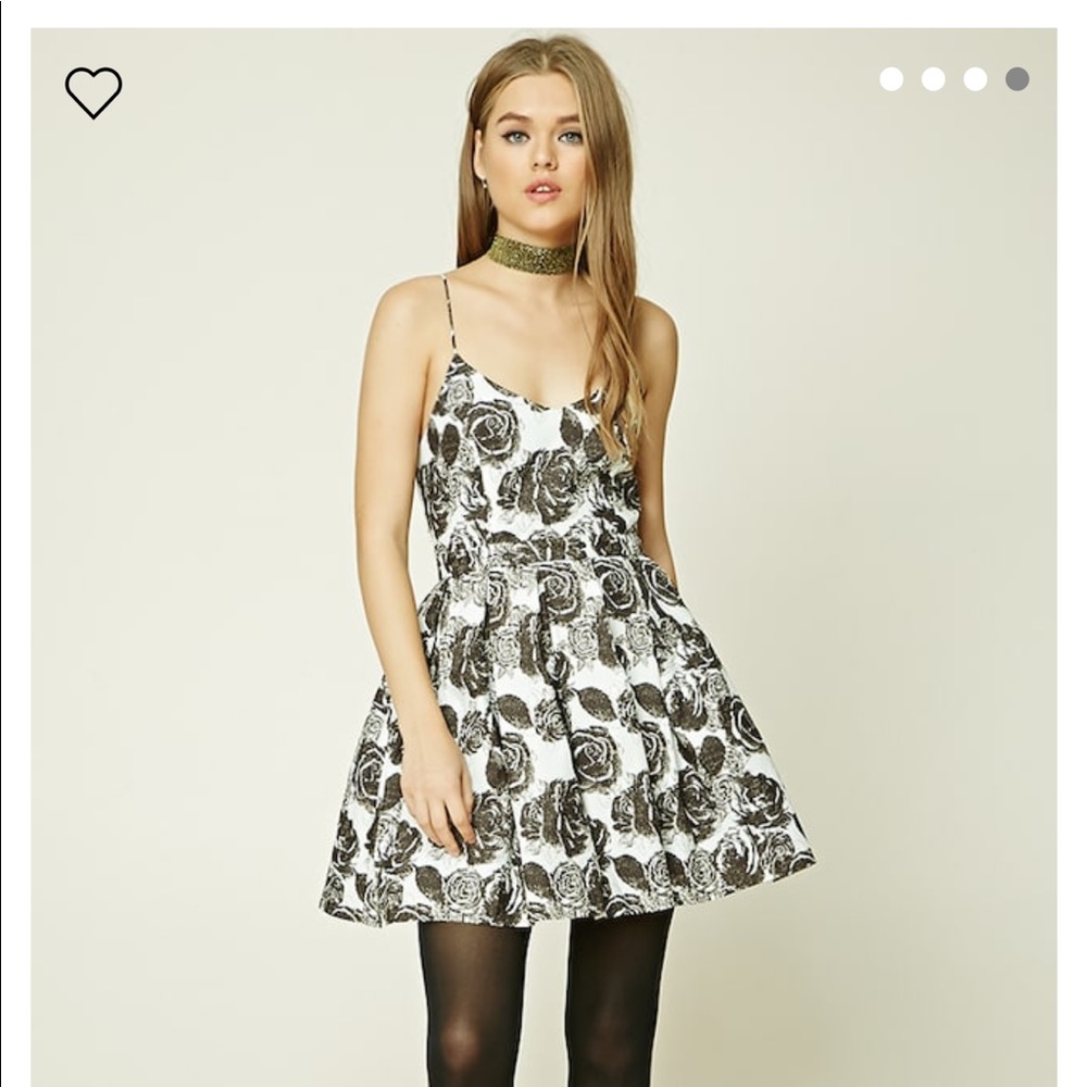 Floral Fit and Flare Dress