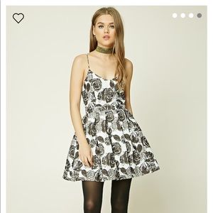 Floral Fit and Flare Dress