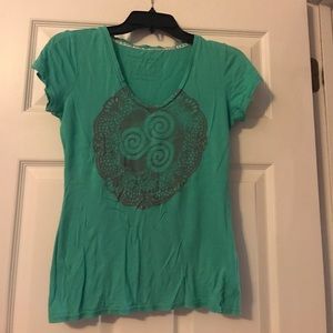 Green Apple Work out tshirt