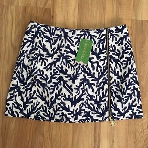 NWT Lilly Pulitzer Auden Skort in Navy Treasure