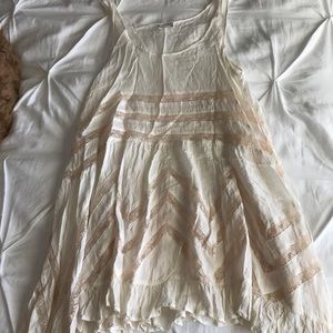 Voile and Lace Trapeze Slip