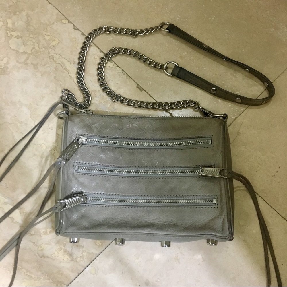 Rebecca Minkoff charcoal cross body bag