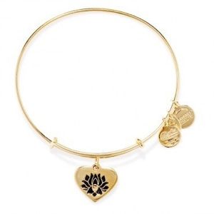 Alex and Ani Gold Lotus Peace Petals Bracelet