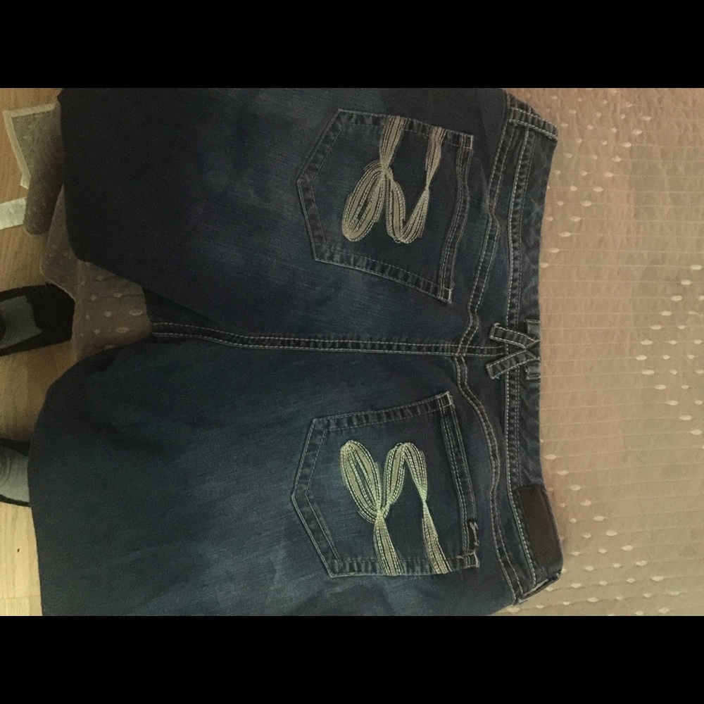 Size 22 Sevens, hemmed to 5'4-5'5