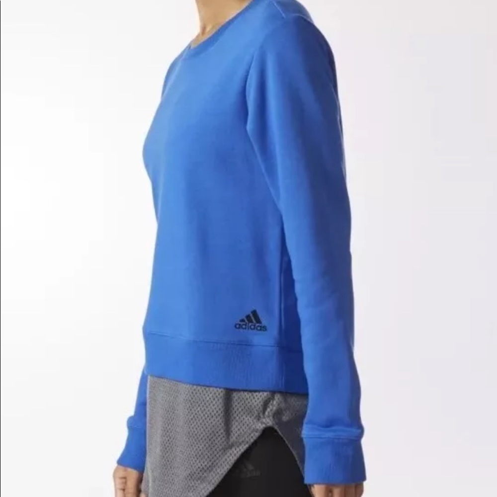 Adidas Dual Sweatshirt Pullover Athletic Fitness