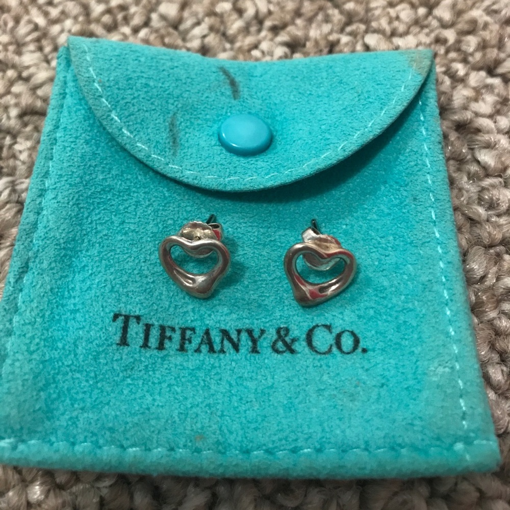 Tiffany & Co. Elsa Peretti Open Heart Earrings