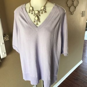 Banana republic short sleeve v-neck sweater