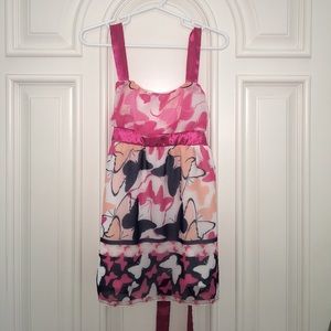 Justice butterfly tank top