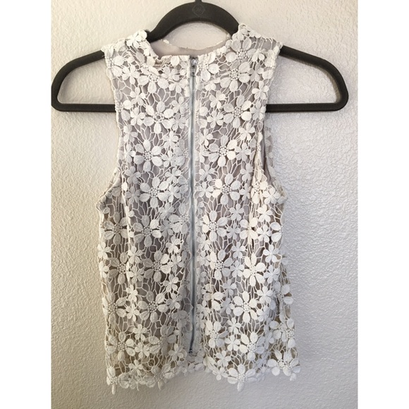 Cream Lace Top - Picture 3 of 3