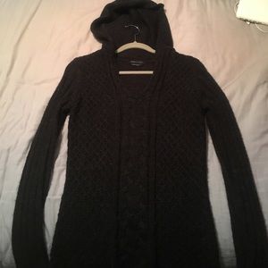 BCBG MAXAZRIA hooded sweater