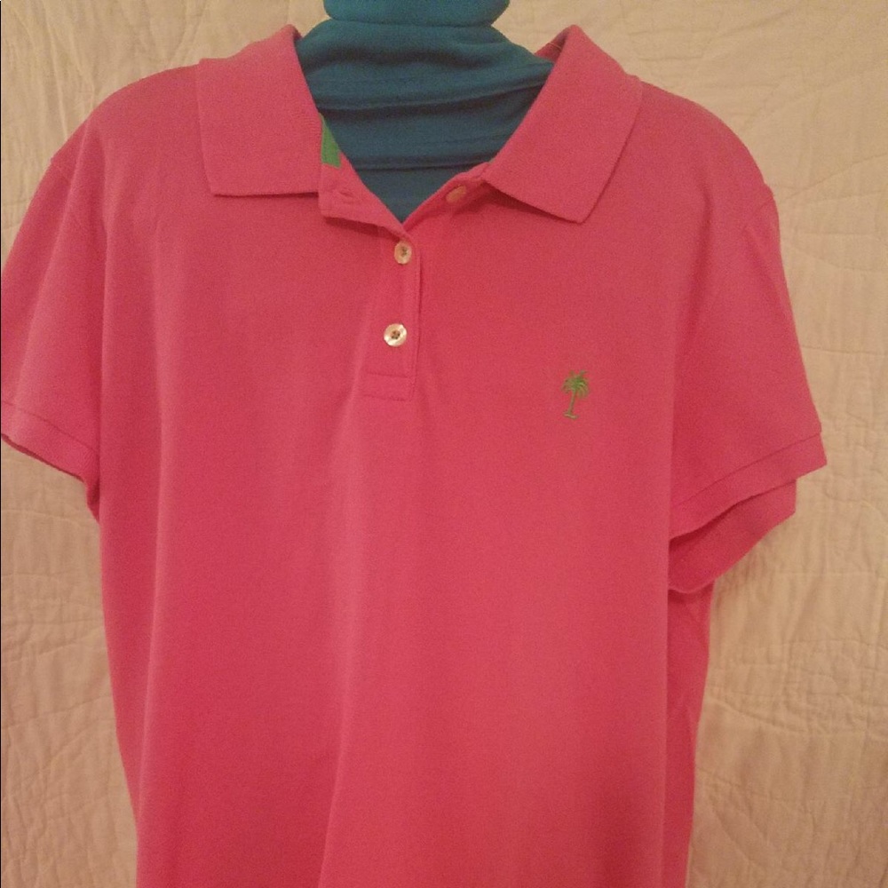Pink Lilly Pulitzer polo