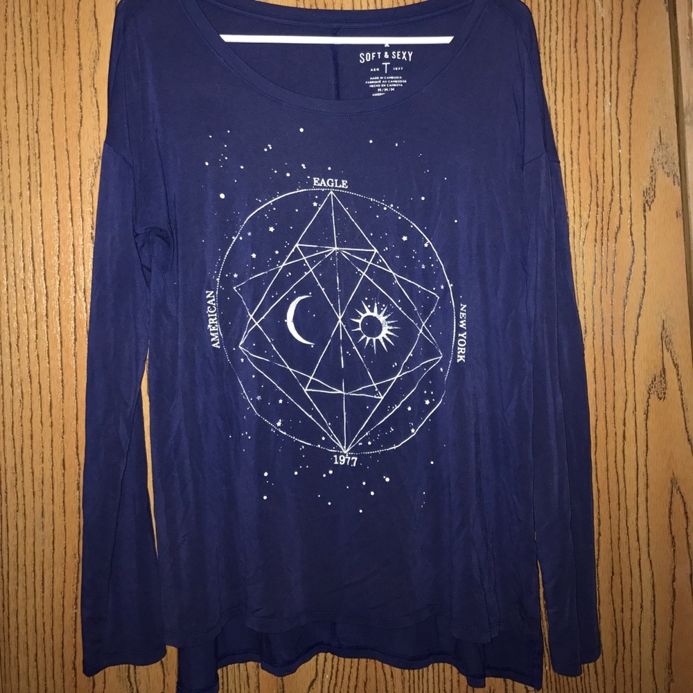 American eagle long sleeve soft & sexy shirt
