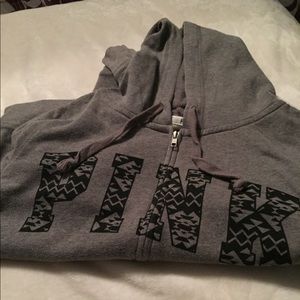 Cute Victoria's Secret Pink zip-up hoodie