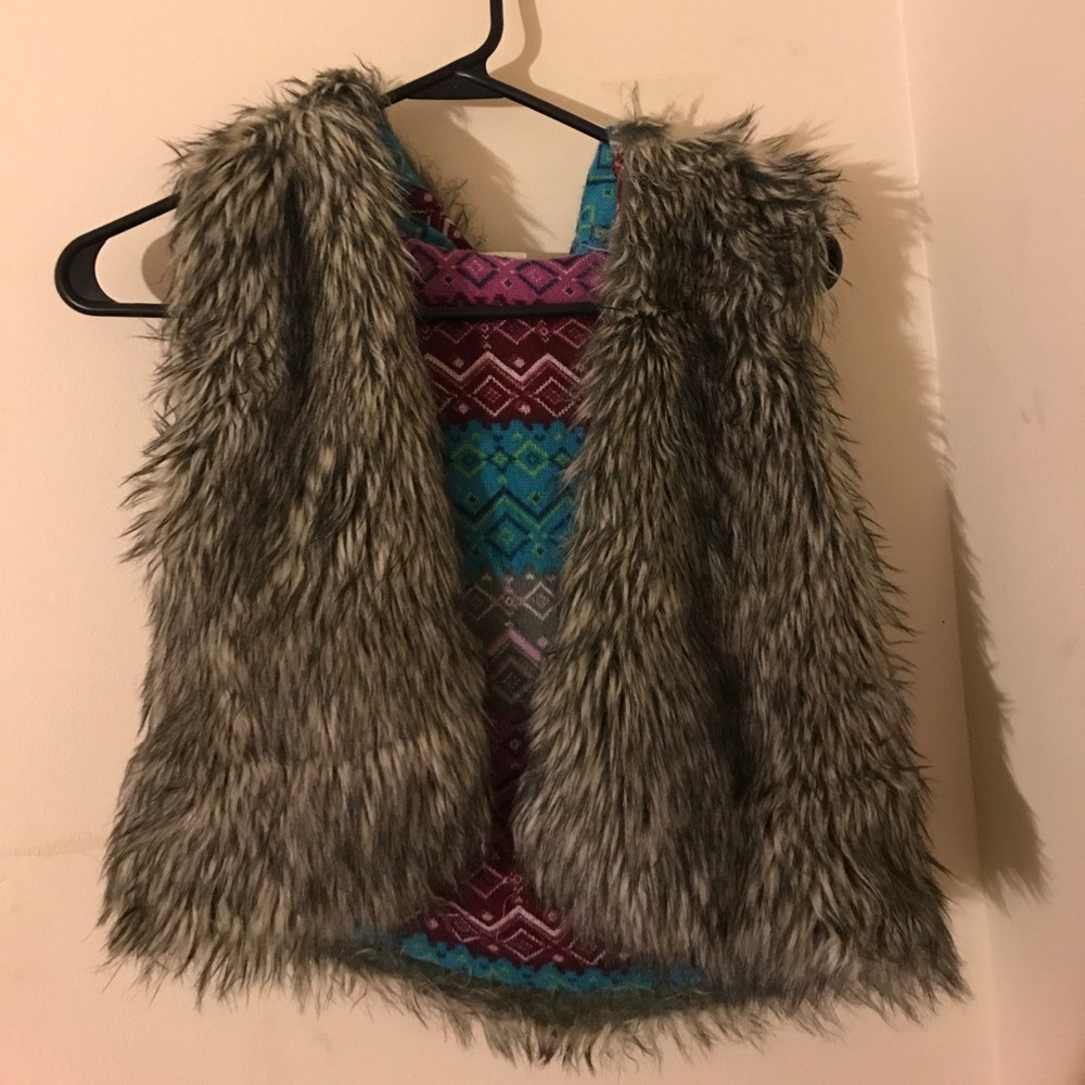fur vest