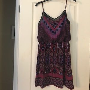 Express multicolor dress