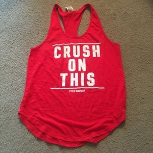 VS PINK Razor Back Tank Top