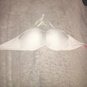 Victoria Secret- White Mesh Bathing Suit Top