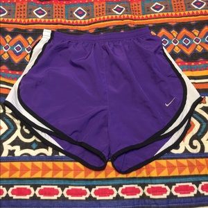 Purple Nike Running Dri-Fit Shorts. Size Medium.
