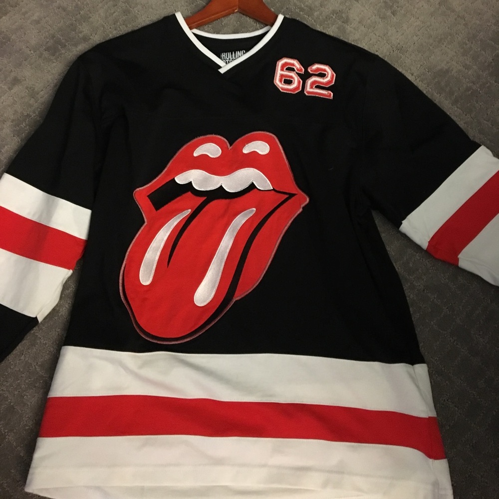 Rare Limited Rolling Stones hockey jersey.