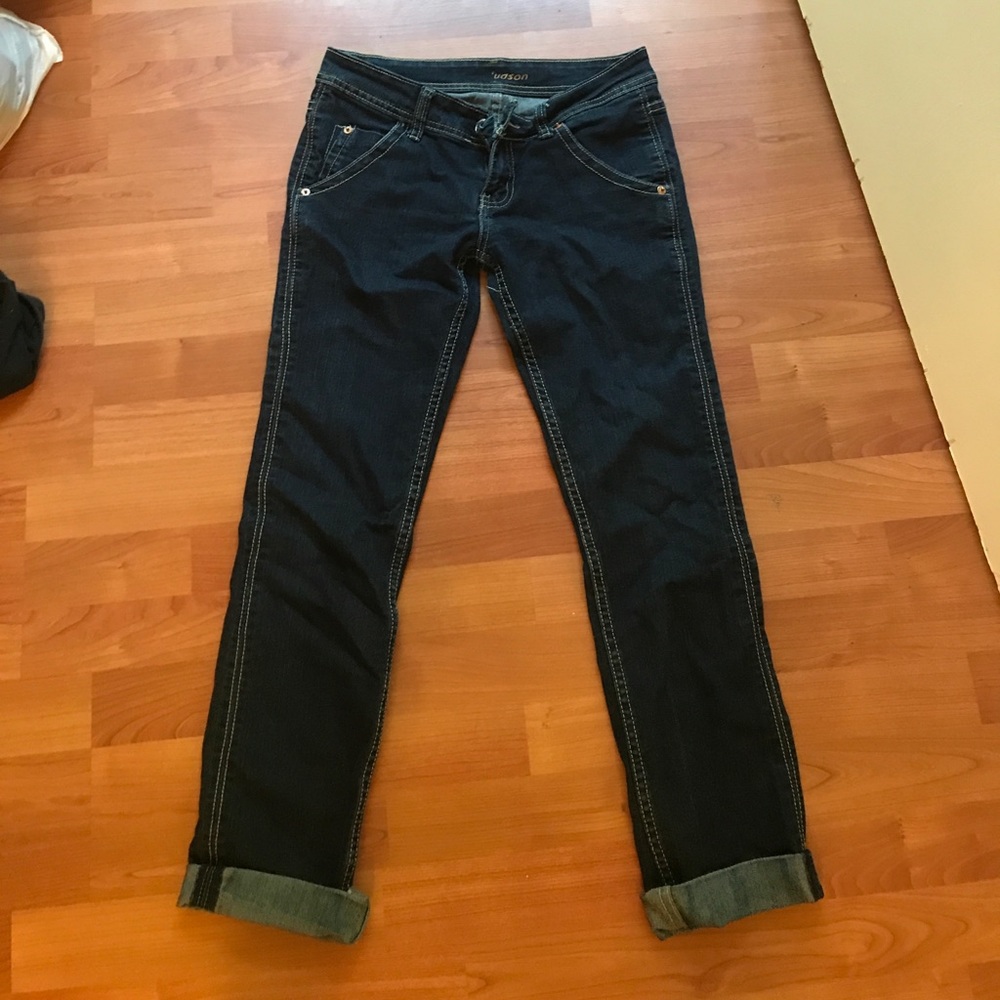 Hudson cuff jeans