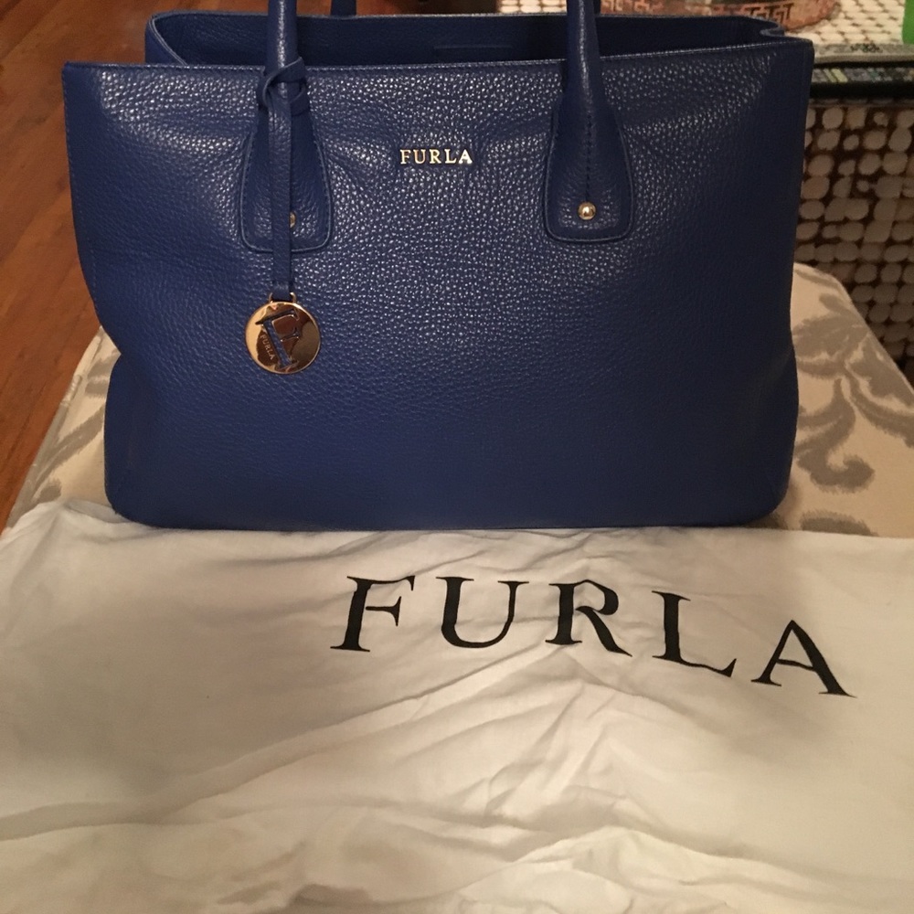 Authentic Furla leather bag