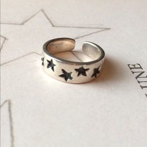 Silver Star Toe Ring
