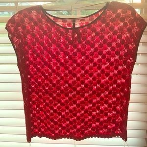 Knitted Red Top