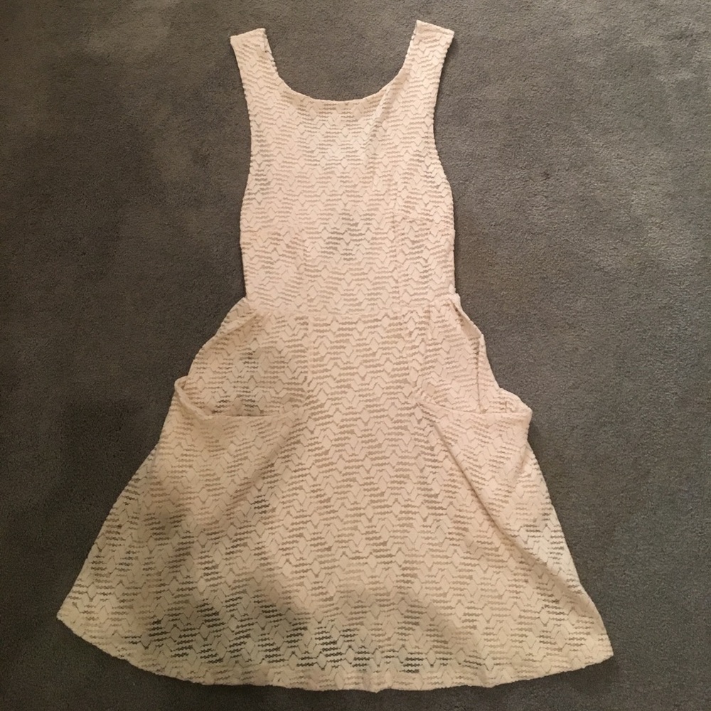 Free People NWOT Cream Dress
