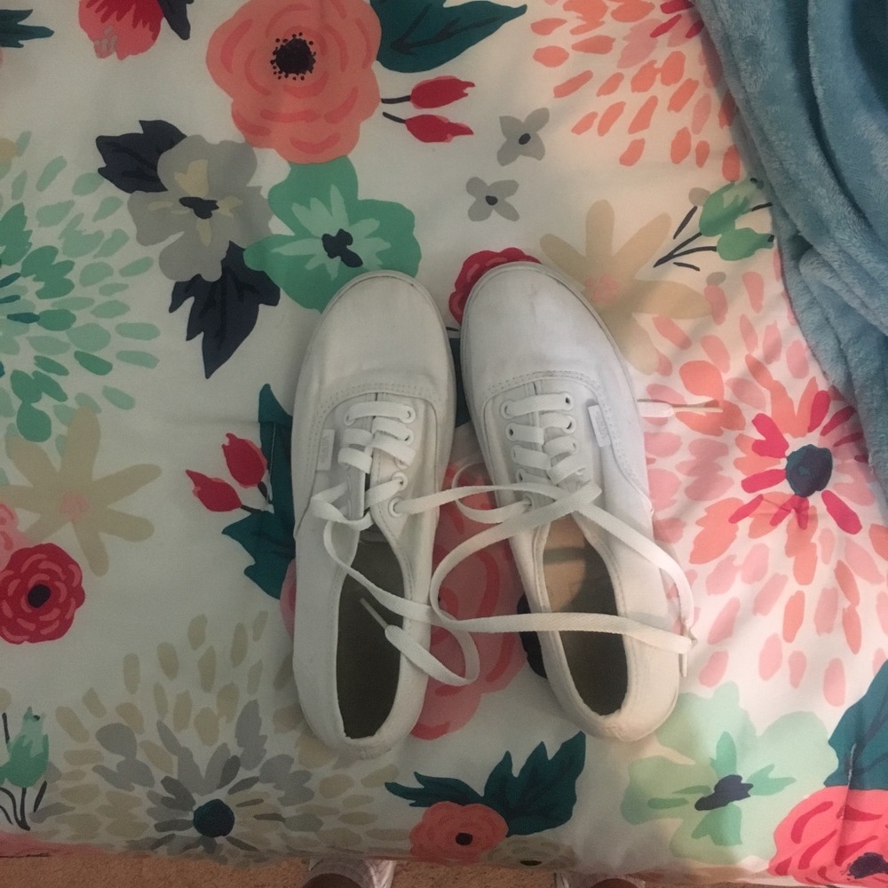 White Vans Sneakers