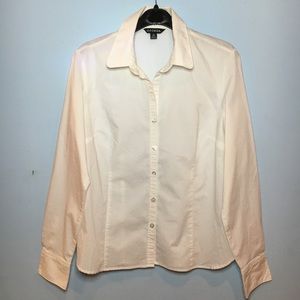 Women's White Button Down Blouse