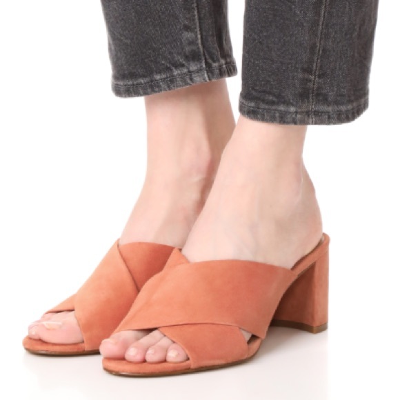Madewell Shoes - Madewell crisscross mid-heel mules