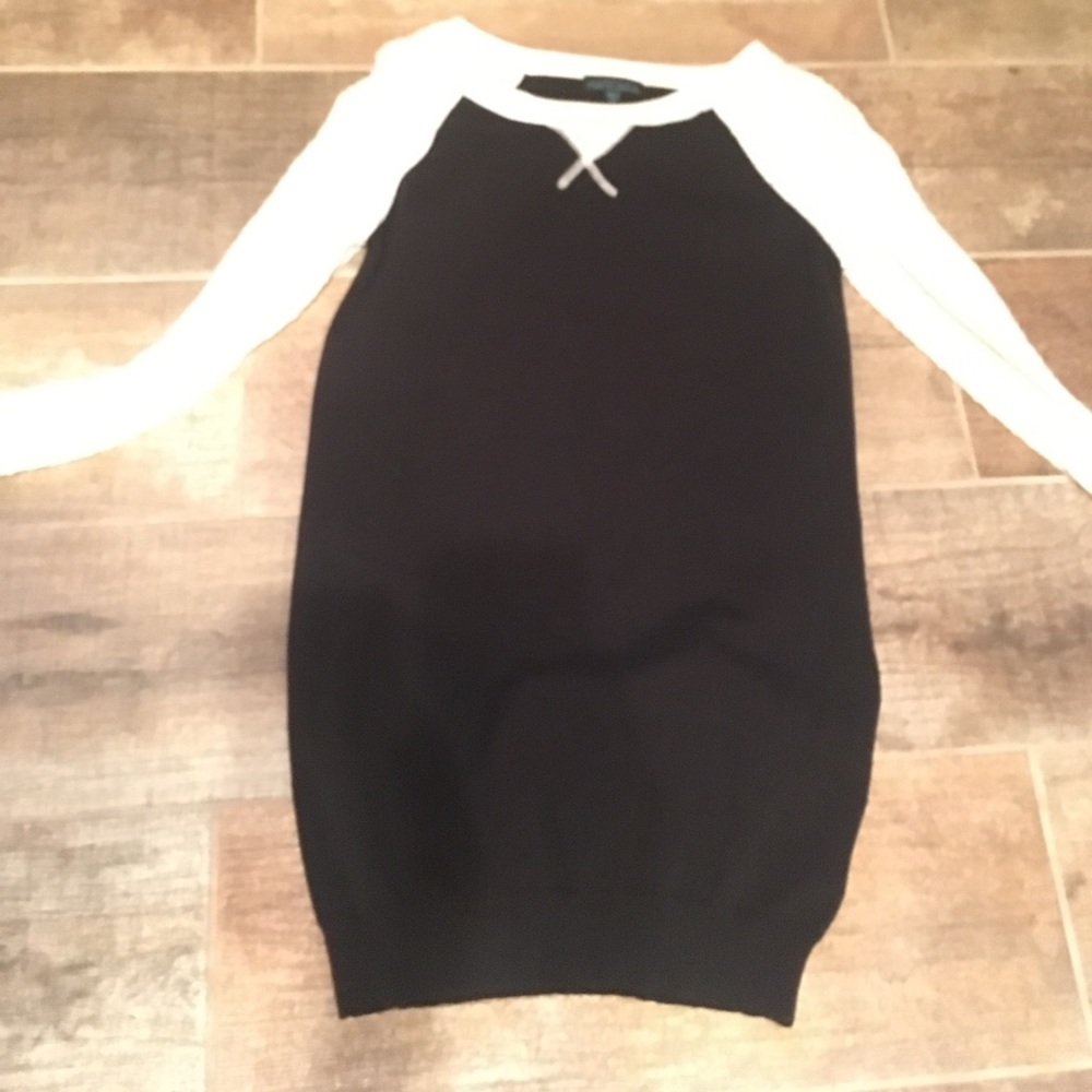 Black and white sweater