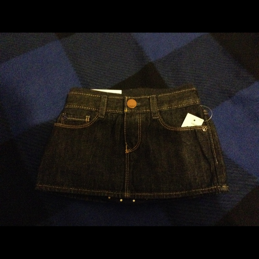 Baby gap denim mini skirt