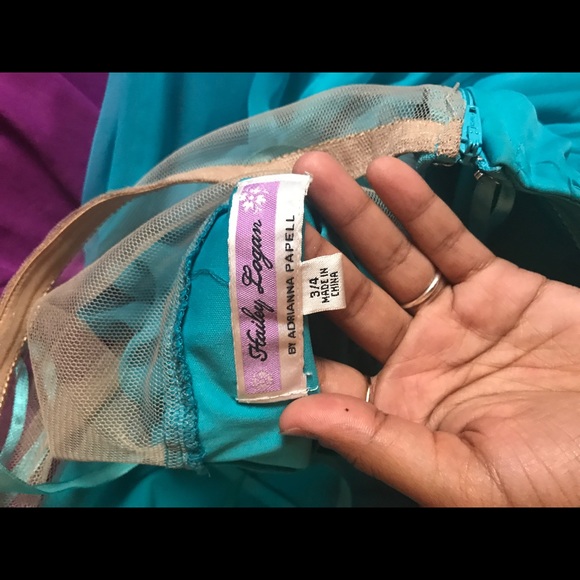 Blue prom dress - Picture 3 of 3