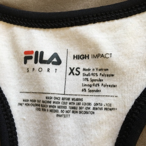 FILA Sports Bra w/ flower print - Picture 3 of 3