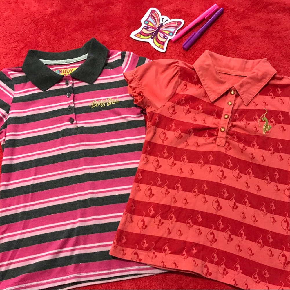 Bundle of 2 girl's polos