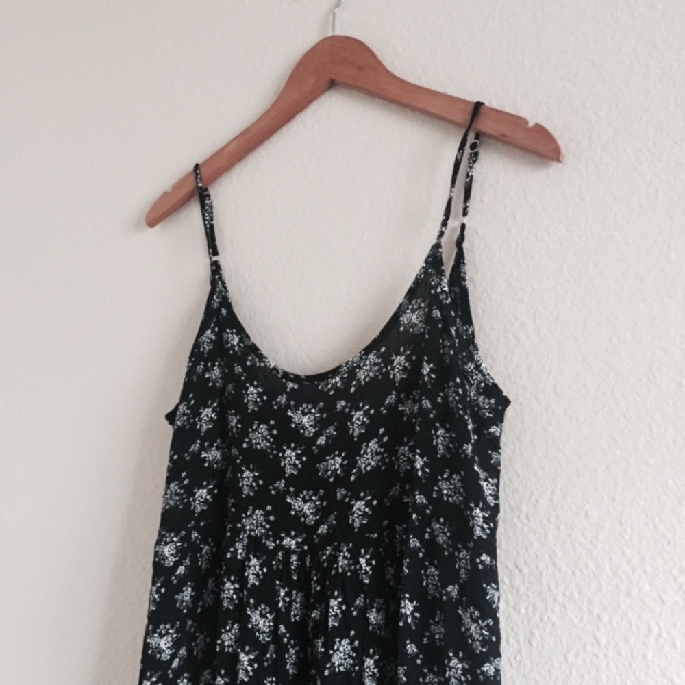 Black & White Floral Dress