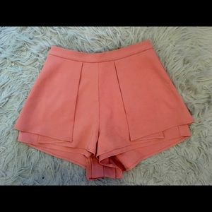 Boutique coral shorts