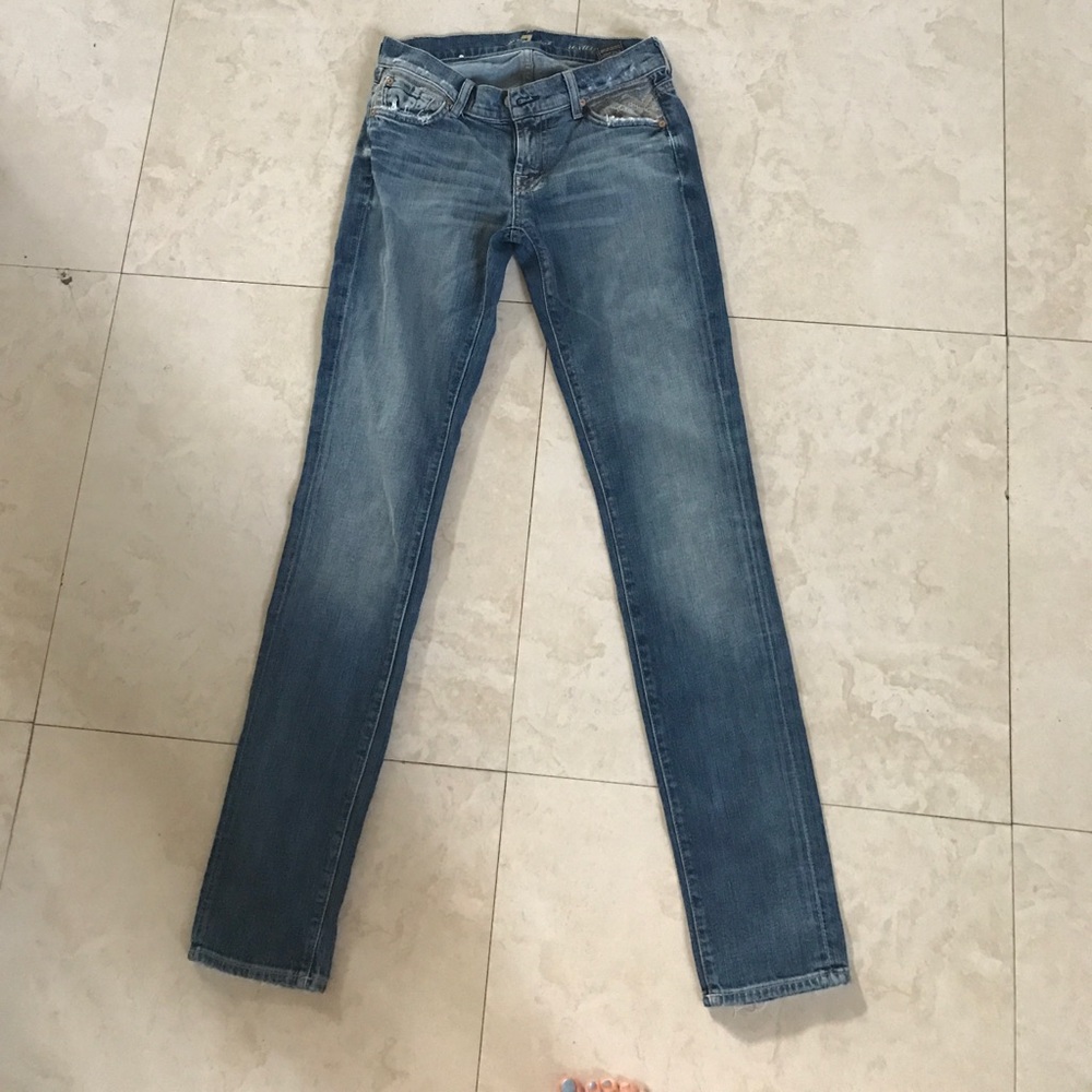 7 Brand jeans "Roxanne"perfect condition worn once