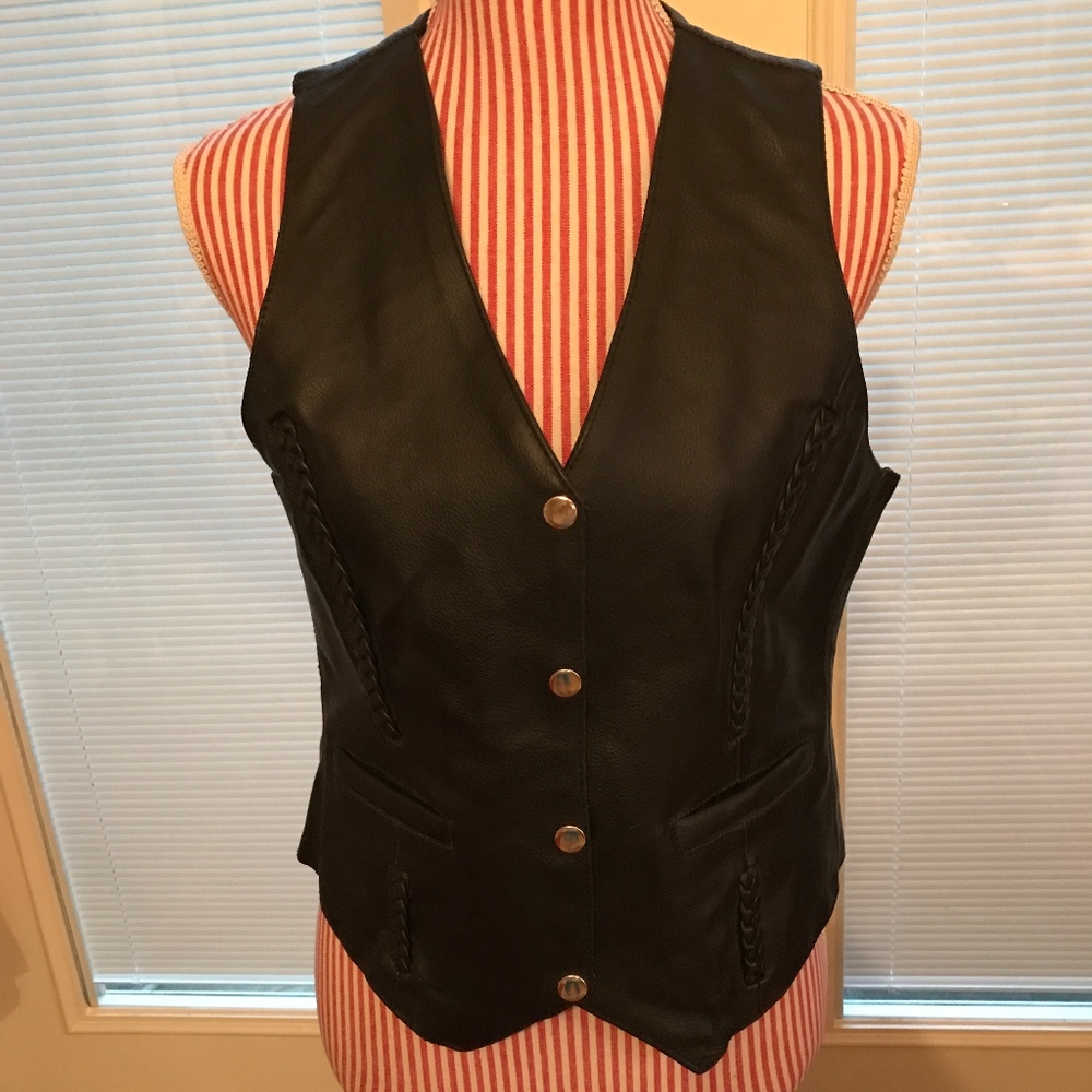 SOLD!!!  Himalaya Motor Bike Wear Black Vest