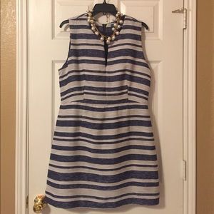 PIM + LARKIN - Blue and white strip dress.