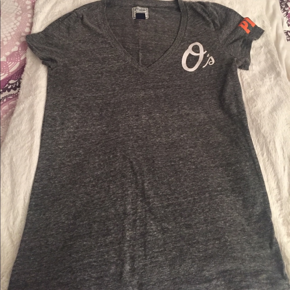 Pink oriole's shirt