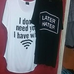 Im selling 2 rue 21 shirts